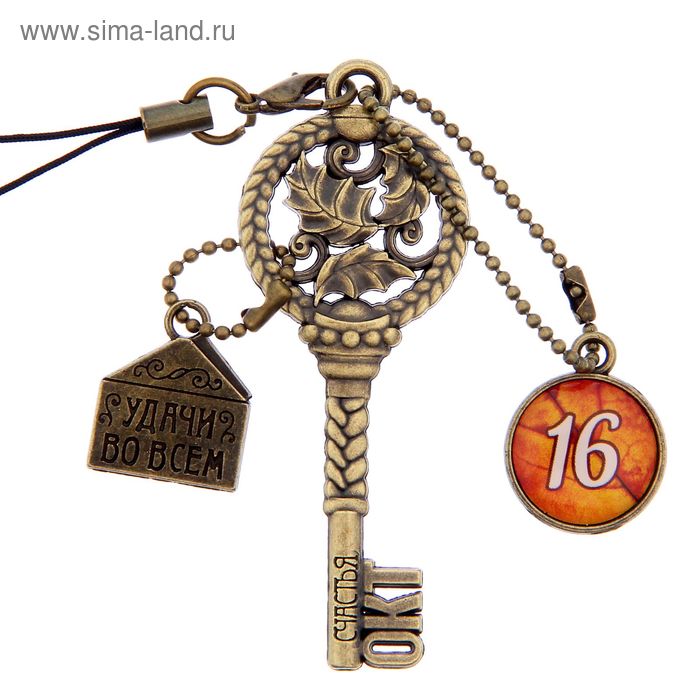 Ключ сувенирный "16 Октября", серия 365 дней - Фото 1