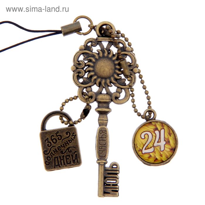 Ключ сувенирный "24 Июля", серия 365 дней - Фото 1