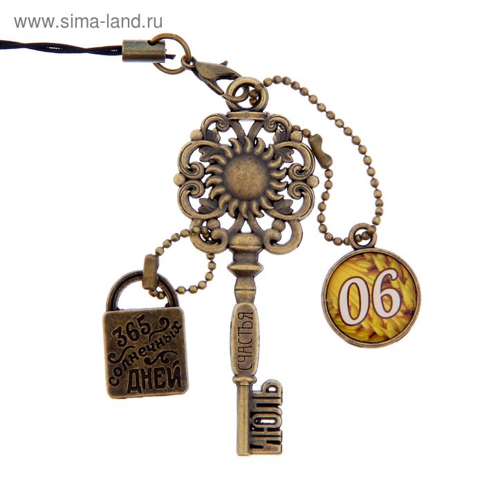 Ключ сувенирный "6 Июля", серия 365 дней - Фото 1