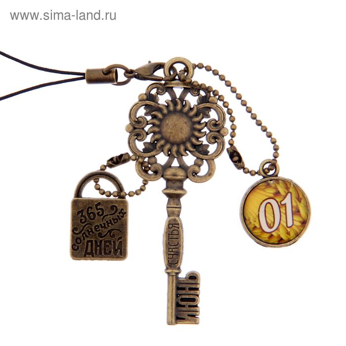 Ключ сувенирный "1 Июня", серия 365 дней - Фото 1