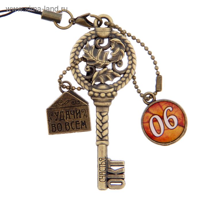 Ключ сувенирный "6 Октября", серия 365 дней - Фото 1