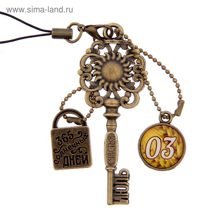Ключ сувенирный "3 Июля", серия 365 дней - Фото 1