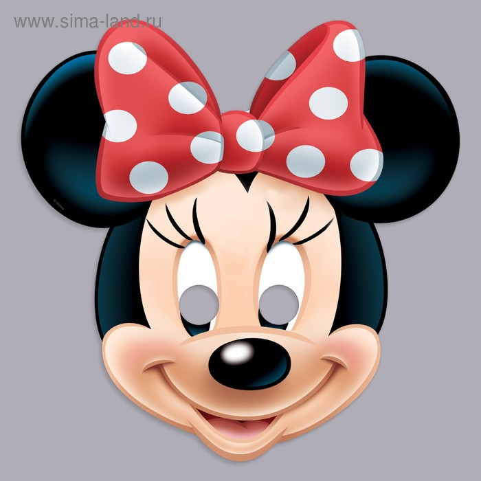 Маска карнавальная, Минни Маус - Фото 1