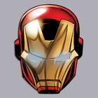 Маска карнавальная "Железный человек", 18 х 23,5 см, Мстители - Фото 2