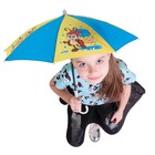Зонт детский "Вот это погодка", механический, r=26см, цвет жёлтый/голубой - Фото 6