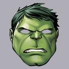 Маска карнавальная "Халк", 19,3 х 24,4 см, Мстители - Фото 2