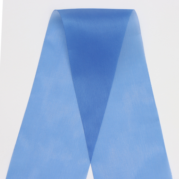 Лента "Выпускник", шёлк синий с годом фольга - фото 1925788494
