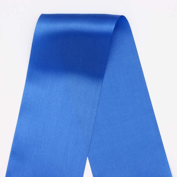 Лента "Выпускник", атлас синий с годом фольга - фото 1905359745