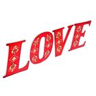Буквы для фото "LOVE" (цвет красный) - Фото 4