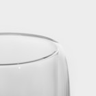 Стакан с двойными стенками Magistro «Олд фэшн», 350 мл, стекло, прозрачный - Фото 3