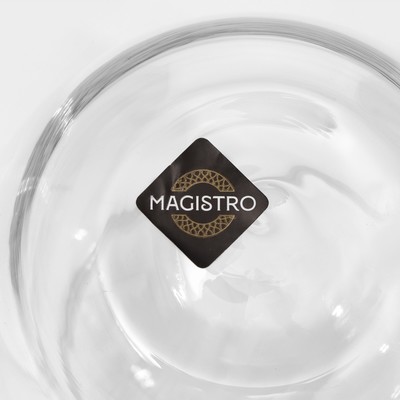 Стакан с двойными стенками Magistro «Олд фэшн», 350 мл, стекло, прозрачный