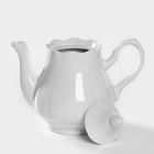 Чайник заварочный Добрушский завод «Романс», 1.75 л, фарфор, белый - Фото 2