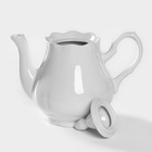 Чайник заварочный Добрушский завод «Романс», 1.75 л, фарфор, белый - Фото 3
