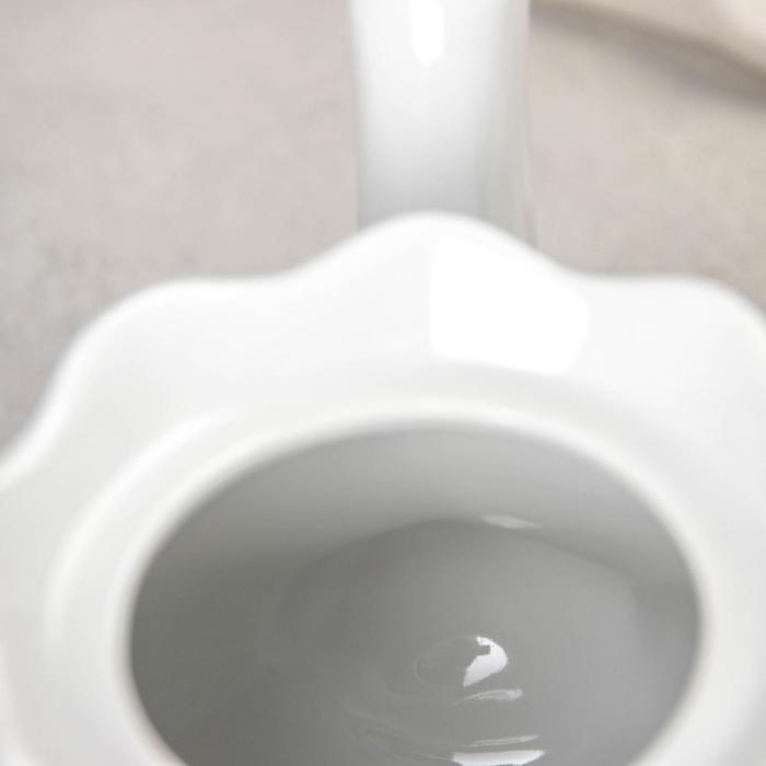 Чайник фарфоровый «Романс», 1,75 л, цвет белый - фото 1893593598