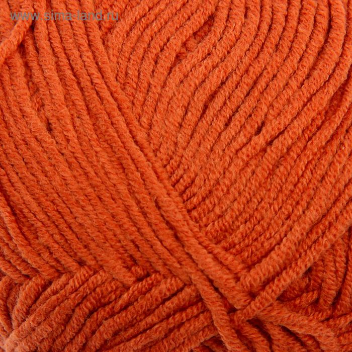Пряжа "Cotton Gold" 55% хлопок, 45% акрил, 330м/100гр (89 терракот) - Фото 1