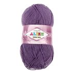 Пряжа "Cotton Gold" 55% хлопок, 45% акрил, 330м/100гр (616 фиолетовый) - Фото 2