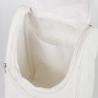 Рюкзак молодёжный, отдел на молнии, наружный карман, цвет белый - Фото 4