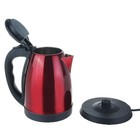 Чайник электрический Luazon LSK-1802, металл, 1.8 л, 1500 Вт, красный - Фото 2