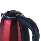 Чайник электрический Luazon LSK-1802, металл, 1.8 л, 1500 Вт, красный - Фото 3