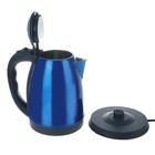 Чайник электрический Luazon LSK-1803, металл, 1.8 л, 1500 Вт, синий - Фото 2