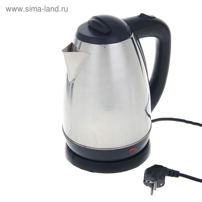 Чайник электрический "Luazon" LSK-1806, 1.8 л, 1500 Вт, серебристый - Фото 1
