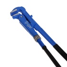 Ключ трубный рычажный ТУНДРА, плоский зажим 90°, раскрытие до 30 мм, №0, 3/4" - Фото 5