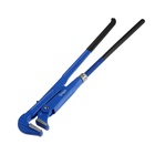 Ключ трубный рычажный ТУНДРА, плоский зажим 90°, раскрытие до 65 мм, №3, 2" - Фото 2