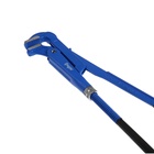 Ключ трубный рычажный ТУНДРА, плоский зажим 90°, раскрытие до 65 мм, №3, 2" - Фото 5