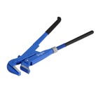 Ключ трубный рычажный ТУНДРА, плоский зажим 90°, раскрытие до 35 мм, №1, 1" - Фото 2