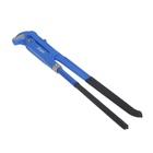 Ключ трубный рычажный ТУНДРА, плоский зажим 90°, раскрытие до 50 мм, №2, 1 1/2" - Фото 5