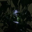 Фонарь садовый на солнечной батарее "Стакан" 34 см, d-7.5 см, 1 led, металл - Фото 2