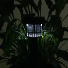 Садовый светильник на солнечной батарее «Фонарик», 7 × 32 ×7 см, 1 LED, свечение белое - Фото 4