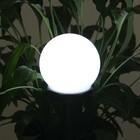 Садовый светильник на солнечной батарее «Малый шар», 10 × 32 × 10 см, 1 LED, свечение белое - Фото 8
