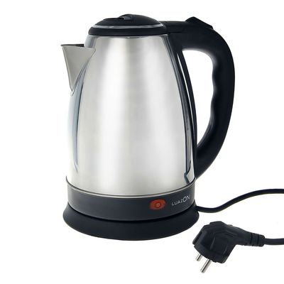Чайник электрический Luazon LSK-1801, металл, 1.8 л, 1500 Вт, серебристый