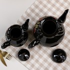 Чайный набор "Орфей", черный, керамика, 1.5 л, 0.5 л, микс - Фото 3