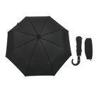 Зонт автоматический, R=51см, цвет чёрный - Фото 1