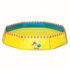 Бассейн каркасный "Полосатик", 99 х 99 х 20 см, от 2 лет, цвет жёлтый - Фото 1