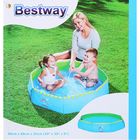 Бассейн каркасный "Полосатик", 99 х 99 х 20 см, от 2 лет, цвет синий - Фото 3