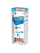 Бассейн каркасный Bestway Steel Pro 56424, 400×211×81 см, фильтр-насос, прямоугольный - Фото 13