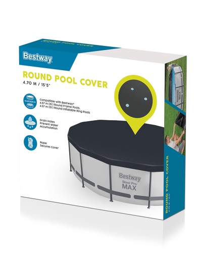 Тент для каркасных бассейнов, d=457 см, 58038 Bestway