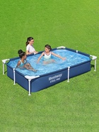Бассейн каркасный Bestway Steel Pro 56401, 221×150×43 см, прямоугольный - Фото 6