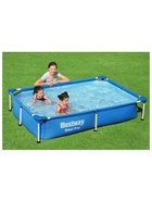 Бассейн каркасный Bestway Steel Pro 56401, 221×150×43 см, прямоугольный - Фото 7