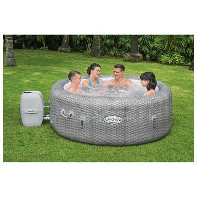 SPA бассейн Honolulu, 196 х 71 см, фильтр-насос, тент, дозатор для химии, аэромассаж, 60019 Bestway