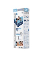 Бассейн каркасный Steel Pro, 300×201×66 см, фильтр-насос, прямоугольный, 56411 Bestway - Фото 13