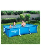 Бассейн каркасный Steel Pro, 300×201×66 см, фильтр-насос, прямоугольный, 56411 Bestway - Фото 8