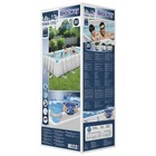 Бассейн каркасный Bestway Power Steel 56465, 549×274×122 см, фильтр-насос, лестница, тент, прямоугольный - Фото 12