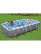 Бассейн каркасный Steel Pro Max, 549×274×122 см, фильтр-насос, лестница, тент, прямоугольный, МИКС, 56465 Bestway - Фото 13