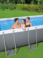 Бассейн каркасный Steel Pro Max, 549×274×122 см, фильтр-насос, лестница, тент, прямоугольный, МИКС, 56465 Bestway - Фото 7