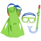 Набор для плавания SureSwim: маска, ласты, трубка, 7-14 лет, цвет МИКС, 25019 Bestway - фото 25306004