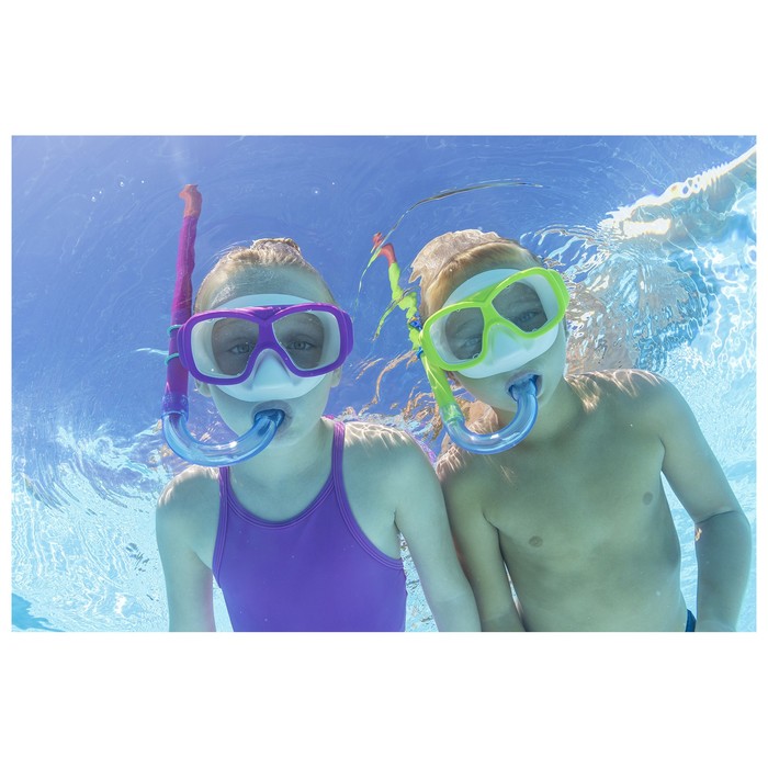 Набор для плавания SureSwim: маска, ласты, трубка, 7-14 лет, цвет МИКС, 25019 Bestway - фото 1911204839